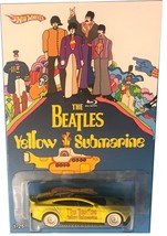 Hot Wheels CUSTOM Tesla Model Y The Beatles Yellow Submarine w/Real Riders - $91.41