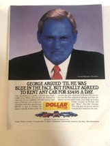 1989 Dollar Rent A Car Vintage Print Ad Advertisement  pa5 - £6.50 GBP