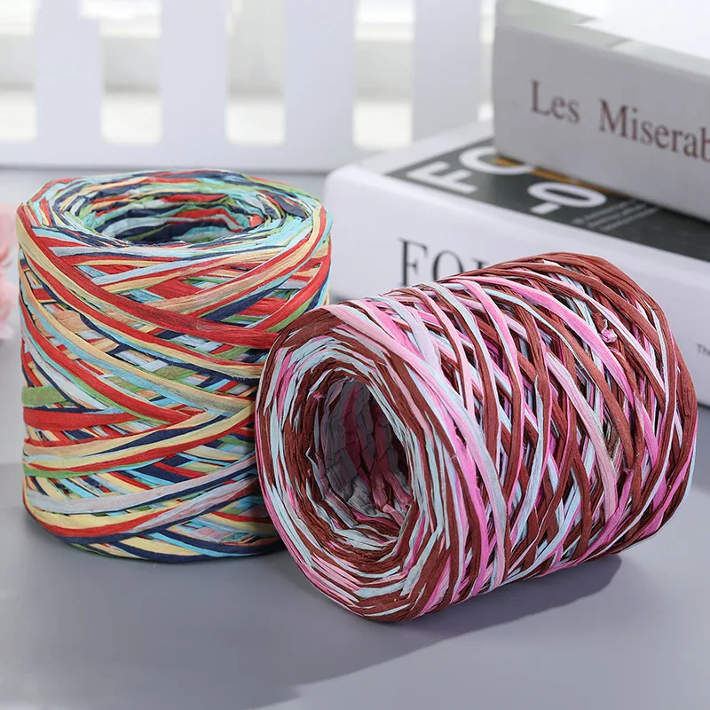 Sporting 200m Hand-knitted Lafite Raffia Straw Environmentally Friendly Paper Ya - £23.76 GBP
