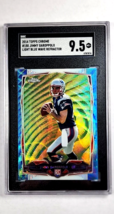 2014 Topps Chrome Blue Wave Refractor Jimmy Garoppolo Rookie RC SGC 9.5 Mint+ - £23.00 GBP