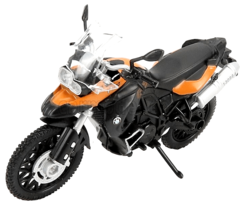 BMW F800GS Orange/ Black Motorcycle Model, Motormax Scale 1:18 - $44.25