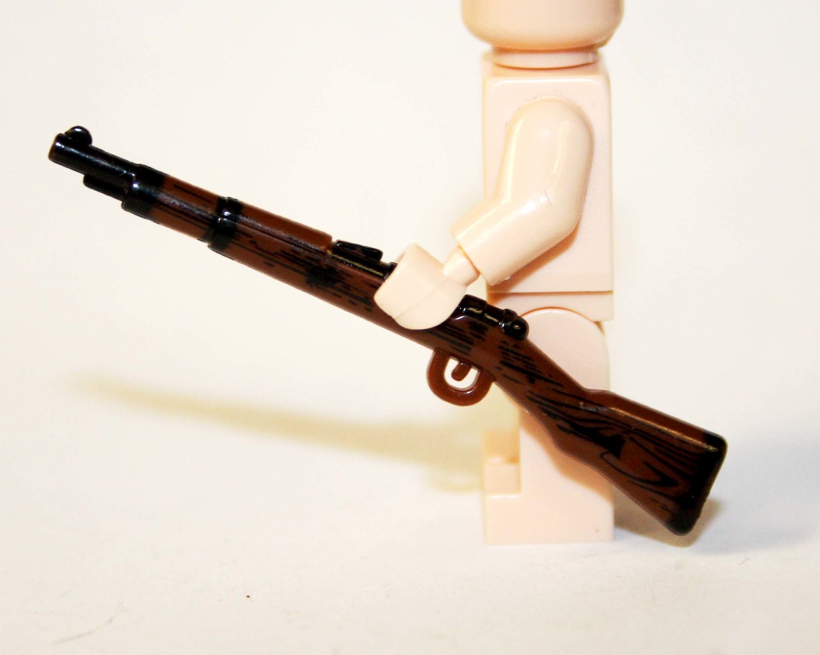 Gift Minifigure Bolt Action Rifle WW2 hunting black painted weapon Gun F... - $2.48