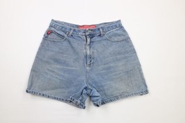 Vintage 90s Streetwear Womens 13/14 Thrashed Denim Jean Shorts Jorts AS ... - £19.71 GBP