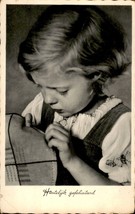 Vintage Children working, Art Deco postcard, circa 1938, vintage postcard - $92.48 MXN