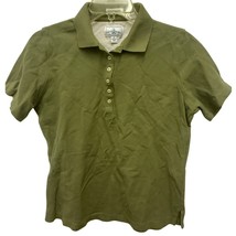 Womens M Outer Banks Light green olive Polo Shirt Golf Tennis Pickleball... - $262.16 MXN