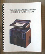 Rock-ola 453/454 &amp; 456 Jukebox Manual - $37.62