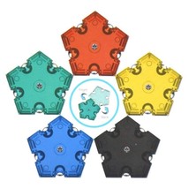 Geode Magnetic Fidget Sphere - Pentagons 12-Piece Set Fun Desk Toy for Adults - £10.50 GBP+