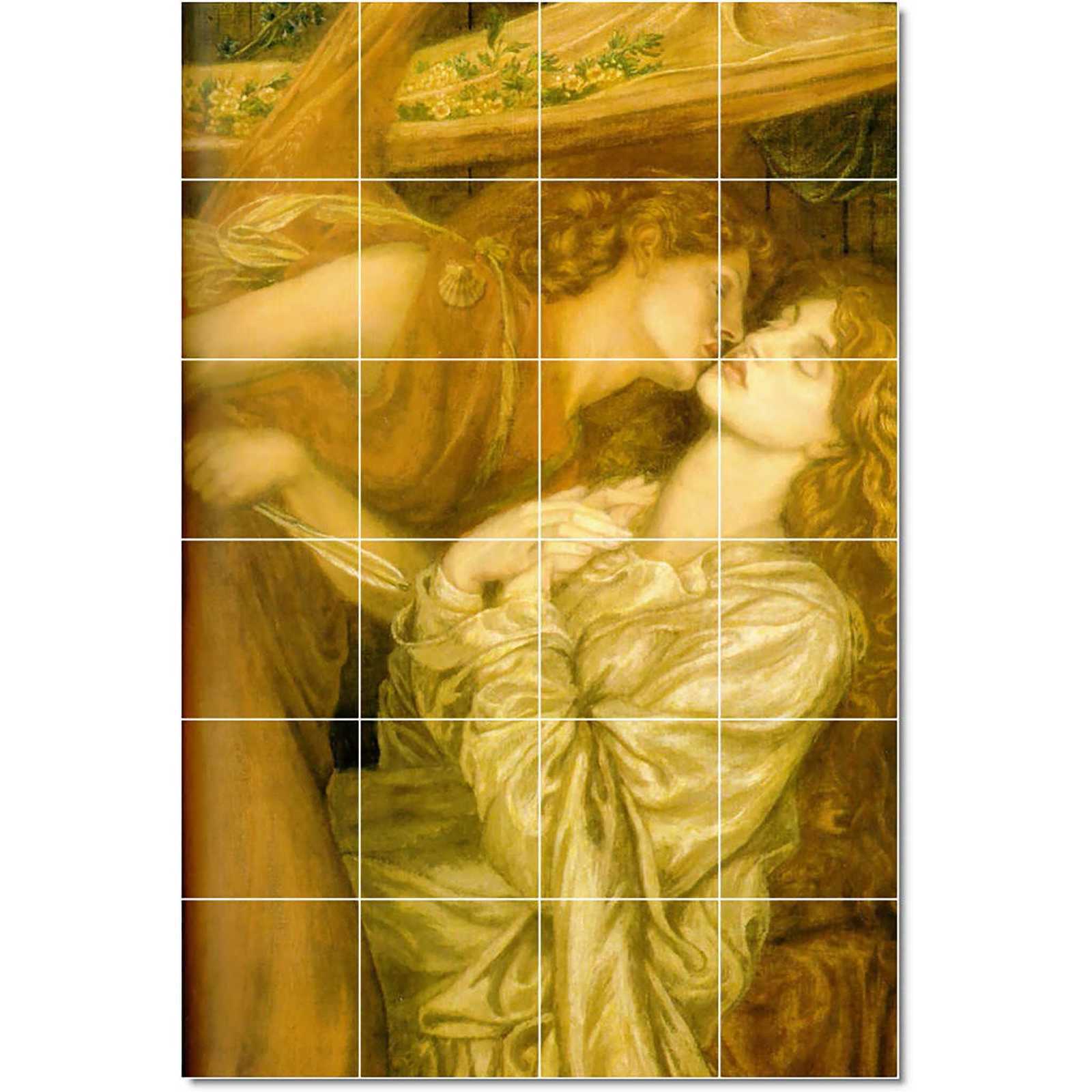 Rossetti dante gabriel dantes dream at the time of the death of beatrice detail