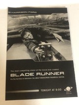Blade Runner Tv Guide Print Ad Harrison Ford Rutger Hauer TPA11 - £4.66 GBP
