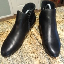 Munro Women&#39;s &quot;Averee&quot; Zip Ankle Black Soft Leather Boots, Size 10.5 M EUC - $94.05