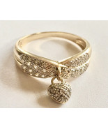 Authenticity Guarantee 
14k Gold diamond Engagement Knot Heart Padlock R... - £2,451.15 GBP