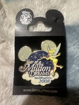 Disney Pin✿Tinker Bell Tink Year Million Dreams Mickey Mouse Sparkle Ear Hat HTF - £12.49 GBP