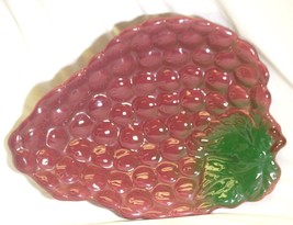 Bunch of Purple Grapes Ceramic Serving Dish Decorative Table Centerpiece - $24.74