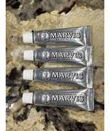 Bundle of 4 Marvis Whitening Mint Toothpaste 0.5oz/10ml each  Sealed - $14.80