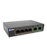 -Tech 6 Port Poe+ Gigabit Switch (4 Poe+ Gigabit Ports With 2 Gigabit Up... - $72.99