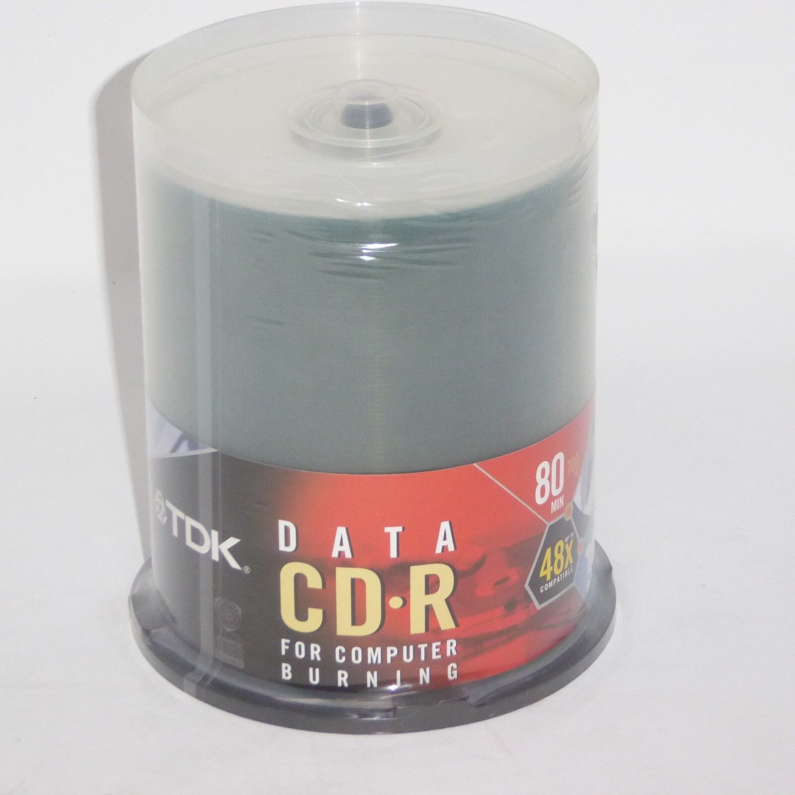 Primary image for Brand New Sealed TDK CD-R Blank Recordable Disc CD 700 MB 80 min 48x 100PK