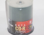 Brand New Sealed TDK CD-R Blank Recordable Disc CD 700 MB 80 min 48x 100PK - £23.42 GBP