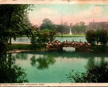 Lake in Lincoln Park Cincinnati Ohio OH 1921 WB Detroit Publishing Postc... - £2.06 GBP