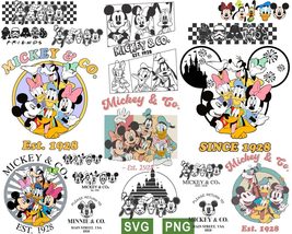Mickey &amp; Co Est 1928 Svg Png Bundle, Disney Family Trip Svg, Mickey Vaca... - £3.92 GBP