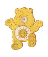 Teddy Bear embroidered iron on patch (Yellow) - $9.56 CAD