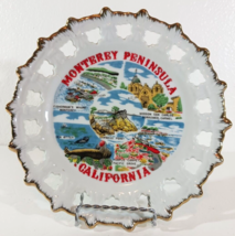 Vintage CALIFORNIA SOUVENIR Serving Tray Made in Japan MONTEREY PENINSULA - $18.80