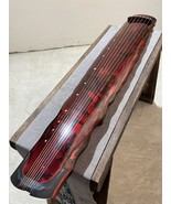 Guqin Sunset style China fir Cinnabar red raw lacquer Chinese string ins... - £523.52 GBP