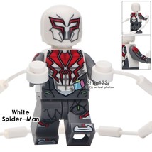 Single Sale Marvel Spider-Man White Suit Into The Spider-Verse Minifigures Block - £2.35 GBP