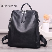 Leather Backpack Women Female  Leather Real hide Ladies Backpack Bag High Qualit - £115.58 GBP