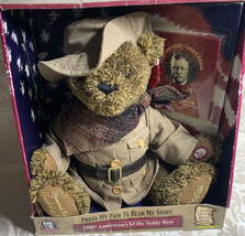 Talking Teddy&#39;s Teddy Bear Special Edition 100th Anniversary Roosevelt DanDee - £17.24 GBP