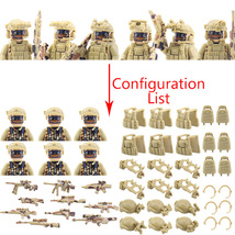 WW2 Military Building Blocks Solider Figures Gifts Weapons Guns K151-1SET - £16.94 GBP