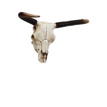 Small Bull Skull Life Size Statue - $273.78