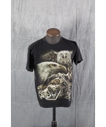 Vitnage Graphic T-shirt Bald Eagle Mortocycle Graphic Rock Chang - Men&#39;s... - $898.86 MXN
