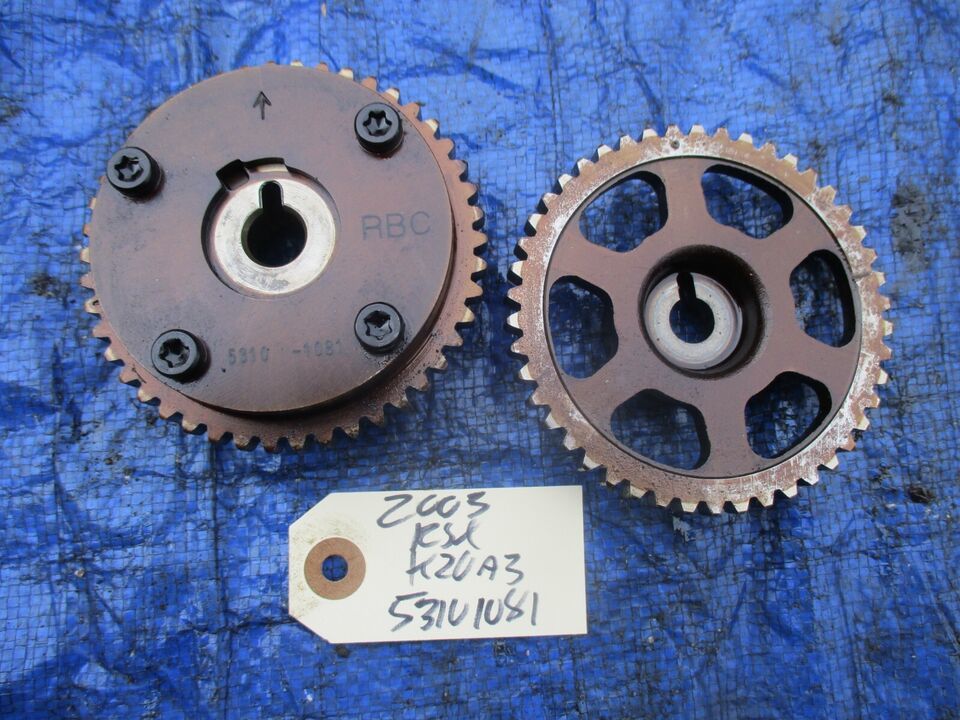 02-06 Acura RSX K20A3 camshaft cam gears set OEM engine K20A VTC gear 50... - $69.99