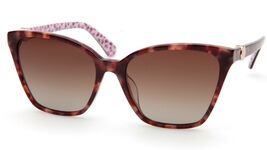 NEW Kate Spade AMIYAH/G/S 086 HAVANA SUNGLASSES 55-16-140mm B48mm Polarized - $73.49