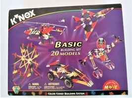 Knex Basic Building Set 20 Models 32003 Original Box and Instructions - $24.99