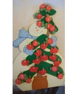 Wooden Snowman Countdown to Christmas Calendar Hand made in Mexico - £35.05 GBP