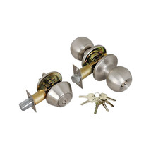 Premier Lock ED03 Stainless Steel Entry Door Knob Combo Lock Set Deadbolt 6 KW1 - £26.33 GBP