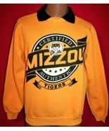 Vintage 80s MISSOURI TIGERS 50/50 Collared SWEATSHIRT Large Mizzou FOOTBALL - $925.16 MXN