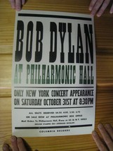 Bob Dylan Poster Concert Oct 31st - £10.45 GBP