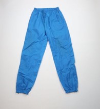 Vintage 90s Adidas Mens Medium Spell Out Trefoil Windbreaker Jogger Pants Blue - £54.07 GBP