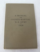 1928 A HB Book for Court Martial US Army HB Printed 1936 Courts-Martial - $24.26
