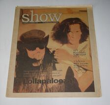 Ministry Lollapalooza Show Newspaper Supplement 1992 Cover Red Hot Chili... - $24.99