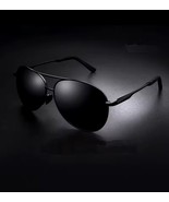 Aviation Metal Frame Polarized Sunglasses Men Black Color Sun Glasses Pilot - $291.00