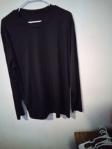 Holloway Unisexed Black Long-Sleeve Plain Shirt Sz L 9053ARE - £10.28 GBP