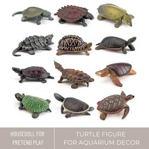 Turtle Figure Animals, Miniature Realistic Turtle, Aquarium Ocean Orname... - $7.00