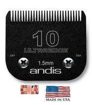 Andis Ultra Edge Plus Egt Pet Grooming 10 Blade*Fit Oster A5,A6,Many Wahl Clipper - £46.35 GBP
