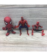 Vintage Spiderman Motorcycle ATV Sitting Action Figures Only  Lot Of 3 D... - €8,62 EUR