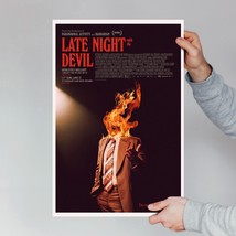 Late Night With The Devil Movie Poster - 2024 Horror Film Poster Wall Art Decor - £8.67 GBP+