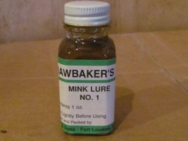 Hawbaker&#39;s Mink Lure NO.1 1OZ Trapping Scent Duke Victor Bridger Sale - £7.71 GBP