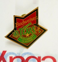 Budweiser Beer - Texas Parks &amp; Wildlife Foundation Lapel Pin - TREES/DEER/FOREST - £7.98 GBP